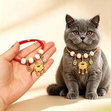 1pc Halloween Cat Collar, Pet Collar, External Flea And Tick Collar, Anti-Choking Cat Collar, Cat Accessories, Cat Supplies, Cat Necklace, Fashion Pet Accessories, Pet Supplies, Suitable For Small And Medium Pets, Gift For Cats And Dogs, Christmas Gift. - Multicolor - View 2