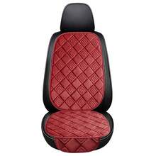 New Front Row Single Seat Car Cushion, Featuring Exquisite Ruyi Square Design, Single Seat Suitable For Front Row, Plush Material, Comfortable And Warm, Easy Installation, All-Season Use, Compatible With Multiple Car Models - Ruyi Checkered Pattern - View 10