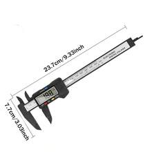 Regla digital de 150 mm, calibrador vernier electrónico con dial, cuerpo fabricado en fibra de carbono - 1 - Ver 7