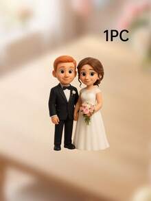 1pc Custom Photo Wedding Couple Iron On Transfer Stickers, Personalized Bride Groom Cartoon Heat Transfer Patches,T-Shirt Hoodie Bag Hat Wedding Decor - Multicolor - View 21