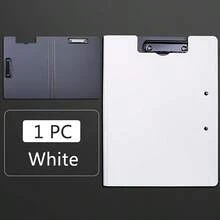 A4 Folder Writing Board Sticky Note Holder Double Clip Test Paper Storage Box, School Supplies Office Stationery, Student-Specific Homework And Test Paper Storage Folder File Organizer Clipboard File Box, Suitable For Office, School - Multicolor - View 6