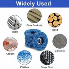 6pcs 4.5inch Rust & Paint Removal Wheel Discs, Ideal For  For Angle Grinder Paint Strip Wheel Quick Abrasive Discs Rust, Oxidation, Paint Remover - 6PCS - View 7