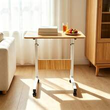mobile Laptop-Tisch Mobiler Laptop-tisch Mit Rollen Verstellbarer Beistelltisch Kleine Sofa-seite - 1 Stk. - Übersicht 7