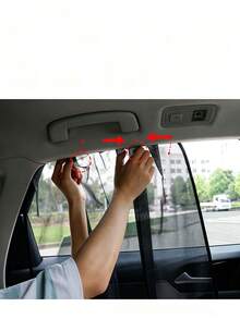 Pelindung Matahari Jendela Samping Mobil Magnetik, Jaring Halus Menghalangi Cahaya Terang, Mengurangi Cahaya Interior, Pemasangan yang Benar Tidak Mempengaruhi Pengoperasian Jendela, Pemasangan Mudah, Pelindung Matahari Mobil yang Dapat Dilipat, Cocok untuk Sebagian Besar Kendaraan dengan Bingkai Pintu Logam - Berbagai gaya - View 3