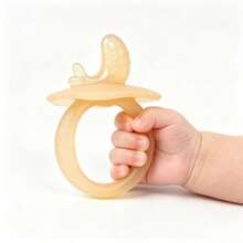 Hand-Shaped Baby Teether, Silicone, Anti-Hand Biting, Toddler Teething And Tooth Soothing Toy, Baby Soothing Chew Toy - Multicolor - View 4