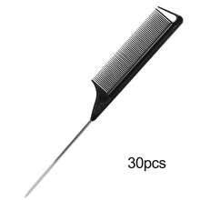 Professional Tail Comb Set, Includes Tail Comb, Parting Comb, Stainless Steel Tail Comb, Anti-Static Comb, Braiding Comb, Fine Tooth Tail Comb, Highlight Comb, Multi-Functional, Suitable For Normal Hair, Candy Colored Hair, Ideal For Bridal Hairstyles, Hair Salons, Salons And Home Use. - Multicolor - View 21
