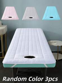 1pc Soft Thick SPA Massage Bed Mattress And Face Cradle Set - Comfortable Face Cover With Hole - Multicolor - View 8