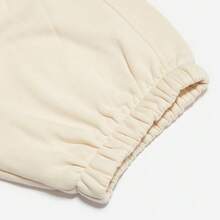 Adidas Celana Olahraga Longgar Wanita Gaya Jalanan Musim Semi/Musim Gugur Celana Jogger Kasual Panjang JL7548 - Putih yang Menakjubkan - View 6