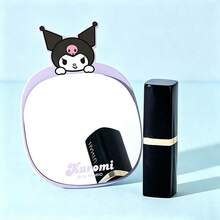 Miniso Sanrio IP Mini Metal Table Mirror, Cartoon Compact Dressing Mirror, Portable For Touch‑Up Makeup, Desktop Ornament For Dorm, Exquisite Metal Frame (1 PC) - Multicolor - View 6