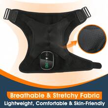 Hailicare Wireless Shoulder Heating Massage Pad, FSA Eligible, Deep Tissue Pain Relief Heating Shoulder Massager, Rotator Cuff Heating Pad, HSA Approved Only - Black - View 8