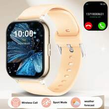 Brand New Unisex Smartwatch With 1.83-Inch Full Touch HD Screen, Supports Wireless Calling, SMS Notifications, Alarm, Multiple Sports Modes, Remote Camera Control, Music Playback And More. Compatible With IOS And Android Smartphones. Perfect Gift For Valentine's Day, Easter, Mother's Day, Father's Day, Halloween, Thanksgiving And Christmas. - Multicolor - View 16