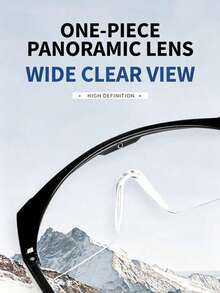 Wide Field Of View Dust-Proof Sports Goggles - Multicolor - View 1