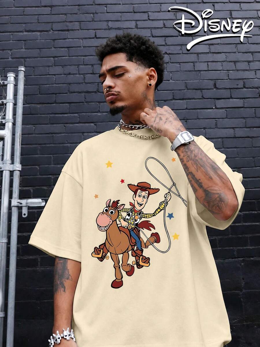 Disney Men T-Shirts - Apricot - View 1