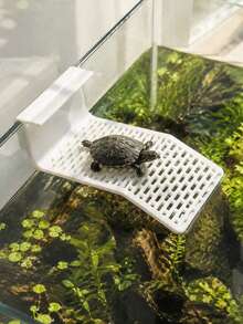 3D Printed Hanging Turtle Basking Platform, Floating Ramp For Fish Tank, Hollow Mesh Structure, Breathable And Draining, Prevents Water Accumulation, Avoids Long-Term Soaking Of Turtle Shell To Prevent Limescale And Bacteria Growth, Protects Turtle Shell Health - Multicolor - View 7