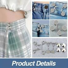 8pcs/16pcs Fashion Seamless Belt Buckle - Women's Metal Buckle Design, Jeans Waist Adjuster, Detachable, Adjustable, Easy Installation, Random Style, Perfect Gift - Multicolor - View 10