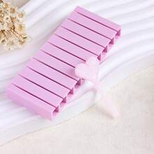 Nail Art Transfer Foil Storage Box Organizer, Suitable For Nail Foil Rolls, Stickers, Decals, Pink White Gray Dust-Proof Nail Tool Storage Box, Salon Use - Multicolor - View 22