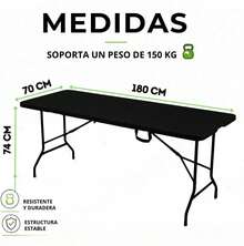 Outdoor Table - Black - View 2
