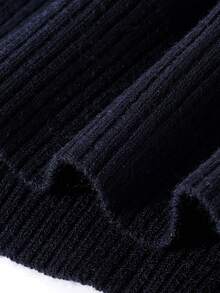 優雅青春風 V 領彩色鈕扣針織開襟衫 春季刺繡休閒顯瘦獨特女款 旅行度假穿搭 - 寶藍色 - 查看 7