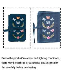 Vigour Summer Velvet Tarot Card Storage Bag, Printed With Gold Butterfly And Moon Pattern, Blue And Purple Dual-Color Design, Drawstring Closure, Soft Fabric Protective Cover, Portable Design, Can Be Used As Card Holder Or Storage Bag, Suitable For Storing Tarot Cards And Small Items. Christmas, Teacher's Day, Thanksgiving, Back To School, Dorm Gift Choice. - Multicolor - View 12