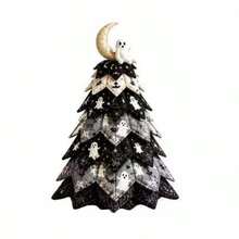 Americana Christmas Tree Quilt Kit, American Style Halloween Christmas Tree Patchwork DIY Materials - Multicolor - View 8