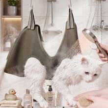 4-In-1 Pet Grooming Hammock Set - Professional Cat & Dog Nail Trimming And Ear Cleaning Tools, Includes Breathable Mesh Restraint Bag, S-Shaped Hook And Nail Clipper, Random Color - one-size - View 11