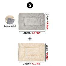 1pc Extra Soft Thick Warm Rabbit Nest Pad, Hamster Sleeping Mat, Comfortable Small Pet Pad, Suitable For Autumn/Winter Small Animals - Multicolor - View 17