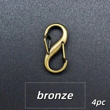 1pc/4pcs/8pcs S-Shaped Adjustable Buckle, Backpack Key Chain Bag Strap Adjustment Buckle, 8-Shaped Buckle, Metal Accessories, Adjustable Chain Pull Buckle, Chain Shortening Buckle, Metal Chain Shoulder Strap Key Spring Buckle, Hardware Accessories - S-type Adjustment Buckle - View 20