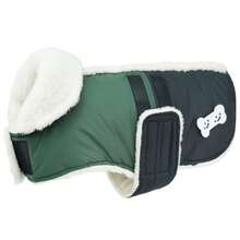 Halloween Dog Winter Coat With Interchangeable Bone Patch, Warm Thickened Jacket With Adjustable Hook And Loop, Suitable For Small, Medium And Large Dogs - Green - View 9