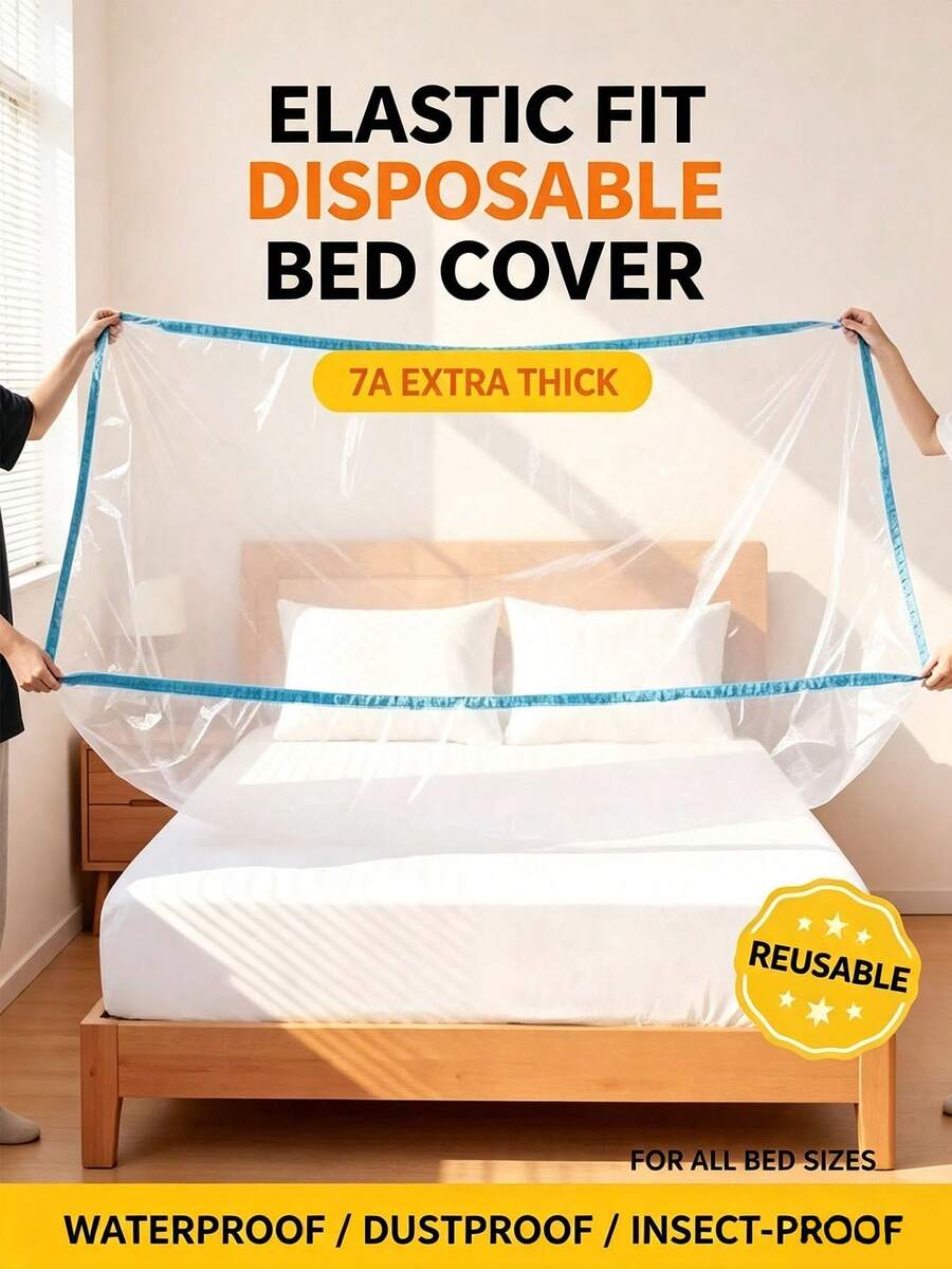 5/1 buah Penutup Furnitur Transparan Ukuran Besar - Bahan Plastik Tahan Lama dengan Karet Elastis yang Rapat, Cocok untuk Segala Cuaca, Melindungi Sofa, Meja, Bangku dari Hujan/Salju/Sinar UV - Cocok untuk Teras, Balkon - Pemasangan Mudah - Cocok untuk Furnitur Besar - Sepanjang Musim - Cocok untuk Sofa dan Meja - Desain Transparan, Pas Rapat, Penutup Sofa, Penutup Furnitur, Perlengkapan Musim Panas, Perlengkapan Liburan, Wajib Dimiliki di Musim Panas, Wajib Dimiliki di Liburan