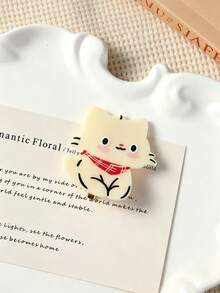 4pcs Cute Penguin & Puppy Hair Clips, Animal Pattern Bangs Clips, Creative Alligator Hair Clips, Y2K Sweet Girl Side Clips, Versatile Luxury Hair Clips, Suitable For Various Hairstyles - Multicolor - View 5