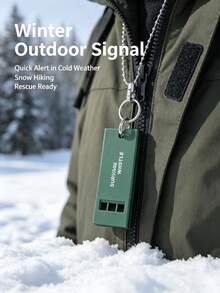 High-Frequency 3-Chamber Survival Whistle, Portable Emergency Signal Whistle, High-Volume Multi-Frequency Outdoor Rescue Whistle, Compact Emergency Equipment, Suitable For Camping, Hiking, Climbing, Earthquake And Wilderness Emergency Preparedness - Multi-color - View 6