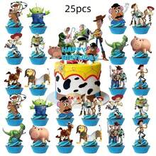 Cartoon S-Story Cowboy Themed Cake Toppers, Cartoon Birthday Cake Decorations For Party Decorations - View 6
