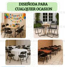Folding Chairs - Black - View 3