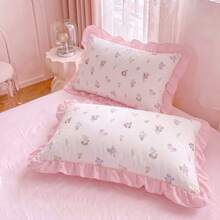 1/2 buah Sarung Bantal Motif Bunga Kecil Warna-warni, Desain Minimalis, Multifungsi, Kain Poliester Minimalis Modern, Lembut dan Nyaman, Cocok untuk Kamar Tidur Utama, Kamar Tidur Tamu, dan Kamar Tamu - MultiWarna - View 16