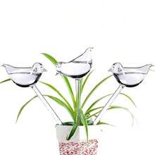 Glass Plant Watering Globes, Self Watering Globes Bird Shape, Self Watering Planter Insert, Plant Watering Devices, Automatic Plant Waterer Indoor, Watering Bulbs, 3 Packs - A - View 12