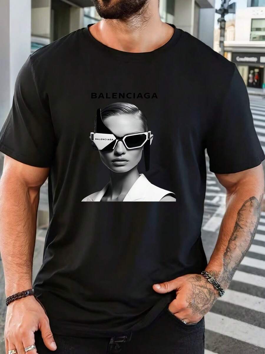 Camisetas de hombre - Negro - Ver 1