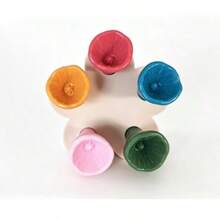 5pcs Random Color Bee Waterers + 1 Base Set – Plastic Insect Water Cups, Attract And Nourish Bees, Suitable For Gardening And Urban Agriculture - Bee and Butterfly Water Dispenser - View 6