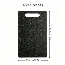1/2/3-Pieces Faux Marble Plastic Cutting Board Set, Kitchen Prep Board, Double-Sided Cutting Board, Raw And Cooked Food Separation, Home Fruit, Vegetable, Meat Cutting Board, Outdoor Camping Picnic Cutting Board, With Handle, Easy Storage, Easy To Clean, Kitchen Accessories, Kitchen Gadgets, Kitchen Decor Essentials, Perfect Gift For Mother's Day, New Year - View 7