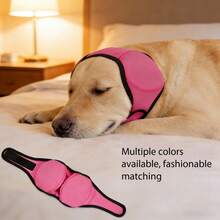 Dog Noise-Canceling Ear Muffs, Adjustable Calming Ear Covers, Shockproof & Waterproof Ear Protection, Relieve Stress From Thunder, Fireworks, Grooming, Bathing, Swimming, Christmas Pet Care Accessory - Multicolor - View 6