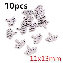 10pcs Stainless Steel Feather Leaf Moon Star Heart Small Charms Pendant For Earrings Necklace Bracelet DIY Jewelry Making Accessories - Stainless Steel Small Pendant - View 7