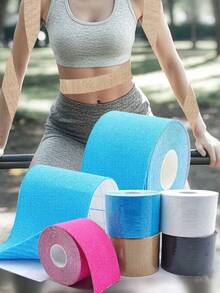 1 Roll Modern Style Self-Adhesive Elastic Sports Tape Knee Bandage Suitable For Fitness Enthusiasts - A - View 3