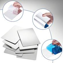 1/10pcs Shatterproof Acrylic Mirror Stickers, Self-Adhesive Backing, Frameless Round Corner Square Mirror, Supports DIY Crafting And Home Decor, Wall Mountable, Polished Finish; Suitable For Classroom, Office Scenes - Multicolor - View 9