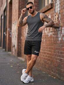 Men Shorts - Black - View 4