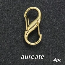 1pc/4pcs/8pcs S-Shaped Adjustable Buckle, Backpack Key Chain Bag Strap Adjustment Buckle, 8-Shaped Buckle, Metal Accessories, Adjustable Chain Pull Buckle, Chain Shortening Buckle, Metal Chain Shoulder Strap Key Spring Buckle, Hardware Accessories - S-type Adjustment Buckle - View 21