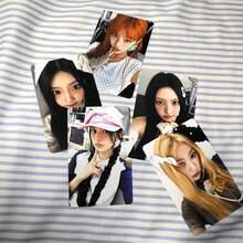 5pcs Wen Ximin Album "NOT CUTE" Photo Cards, High-Quality Double-Sided Glossy LOMO Cards, Iroha & Yua Fan Collection Edition - Multicolor - View 8
