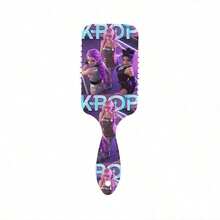 1 buah Sisir Bantalan Udara Motif Elemen Grup K-Pop Populer HASBRO, Sikat Pijat Kulit Kepala untuk Merapikan dan Menata Rambut - A - View 5