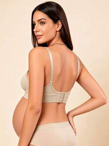 Hart & Haze 3pcs/Set Maternity Nursing Bra With Front Clip Closure, Comfortable Bras For Breastfeeding - Multicolor - View 3