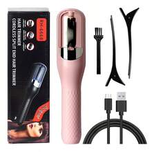 (Internal Battery) 1pc USB Rechargeable Hair Trimmer, Multi-Function Hair Clipper, Split End Trimmer, Portable Automatic Hair Trimmer, Electric Hair Clipper For Split Ends, Healthy Hair Trimmer, Popular Multi-Color, Perfect Gift Choice - Multicolor - View 17