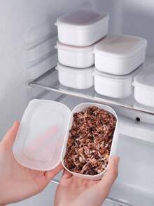 1/3/5pcs Small Food Storage Containers, Plastic Meal Prep Bento Boxes, Fruit & Snack Divider Boxes, Microwave Kitchen Organizer - Multicolor - View 15
