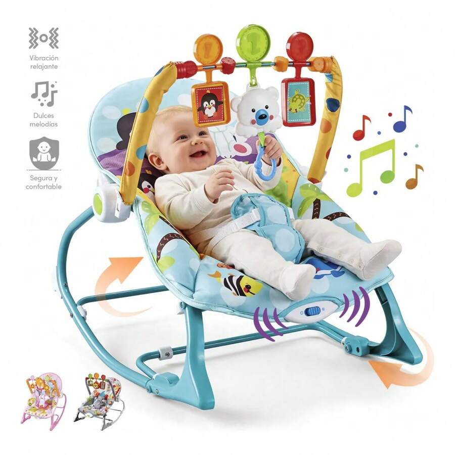 Baby Bouncers, Jumpers & Swings - Turquoise Blue-green - View 1